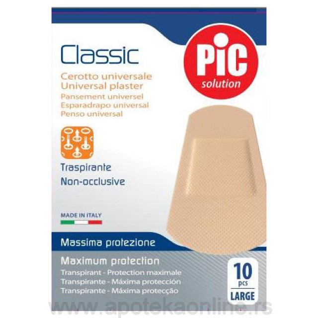 PIC SOLUTION CLASSIC LARGE FLASTERI 10 KOMADA - Online Apoteka PIC SOLUTION CLASSIC LARGE FLASTERI 10 KOMADA